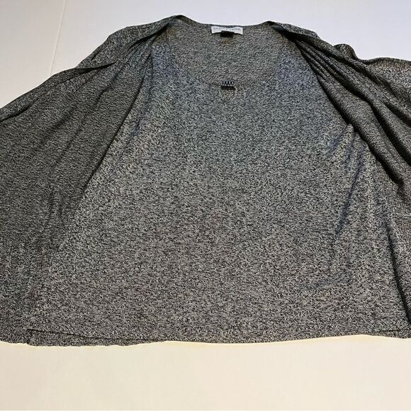 Sag Harbor Women's Cardigan with Tank under Black and Gray Flecked Size PL - Picture 6 of 11